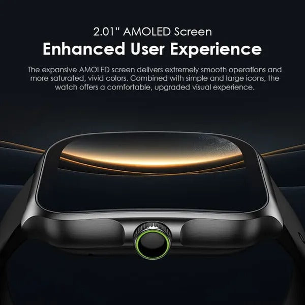 oraimo Watch Nova AM 2.01" AMOLED Screen Curved Cover Smart Watch