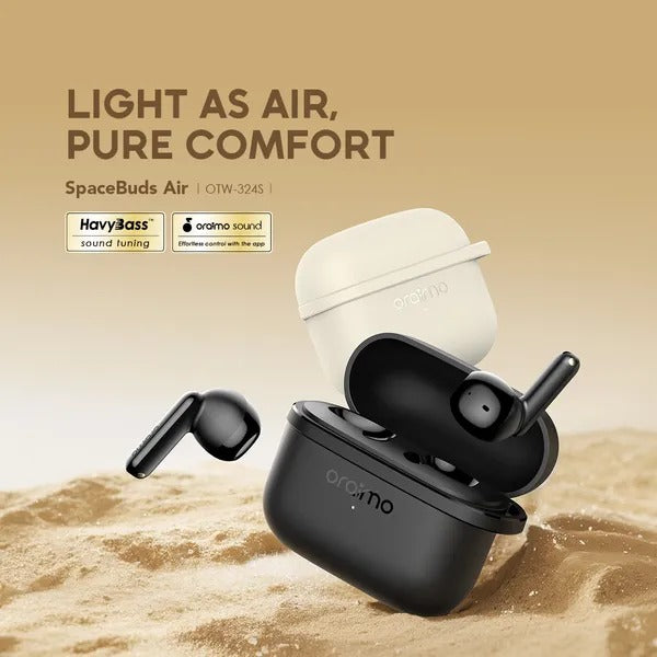 Oraimo SpaceBuds Air 38 Hours Smart Finder True Wireless Earbuds
